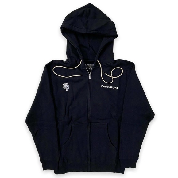 Darc Sport Men's Wolves Forever USA Code Of Honor Full Zip Hoodie Sweatshirt - Picture 2 of 3